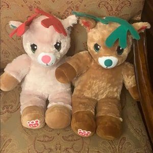 COPY - Build A Bear Jolly Reindeer Duo